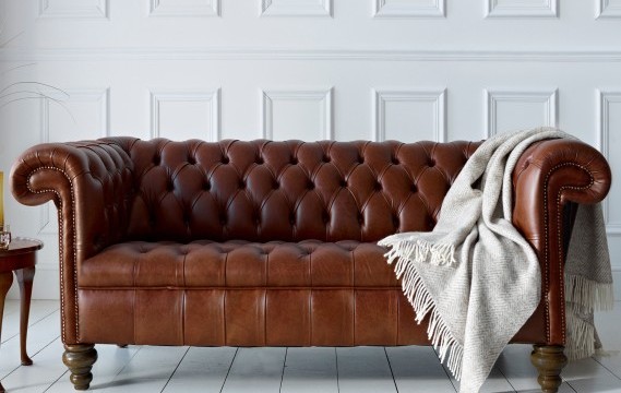 Berwick Vintage Leather Chesterfield