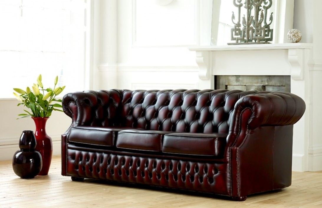chesterfield pull out sofa bed leather